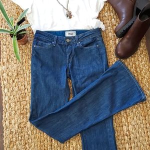 Paige Jeans Lou Lou Flare Blue Denim Size 24